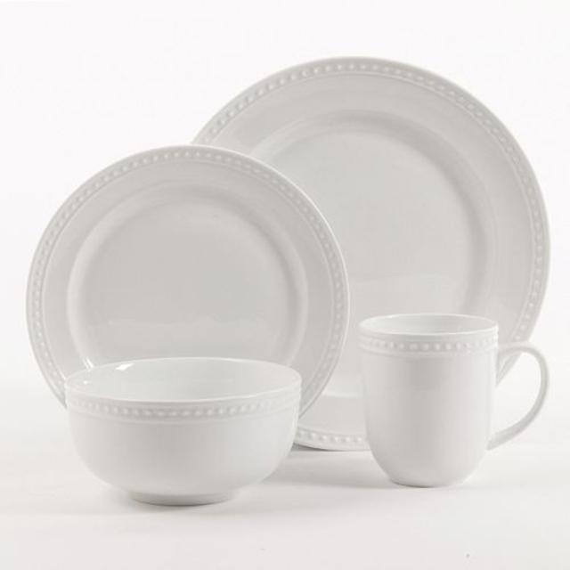 Food Network™ Hobnail 16-pc. Porcelain Dinnerware Set