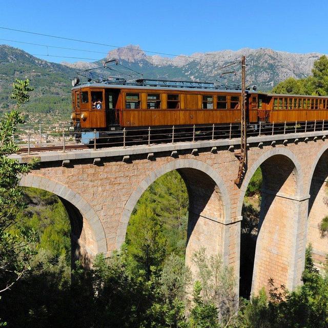 Train Ride through Majorca