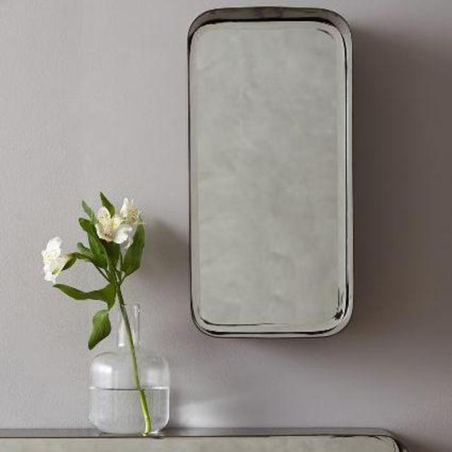 Industrial Mirror Shelf