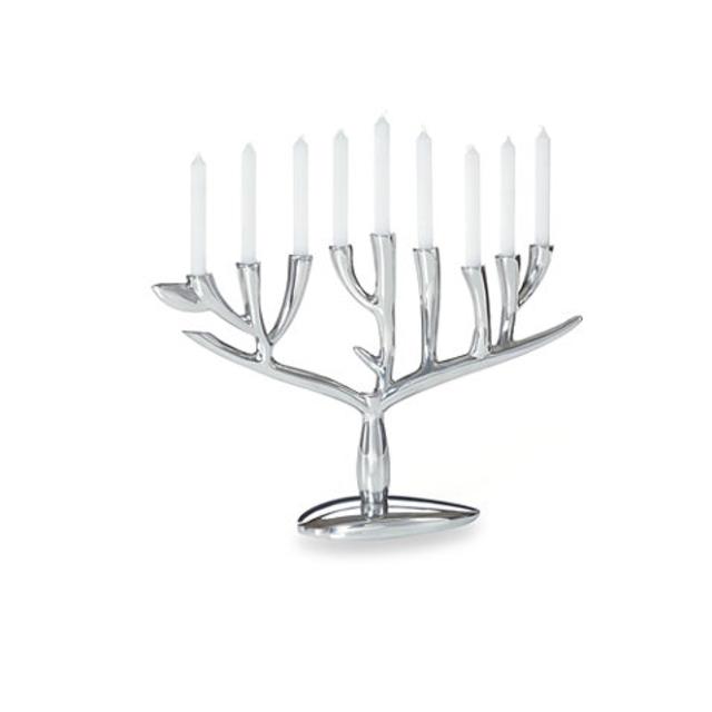 Nambé Judaica Tree of Life Menorah