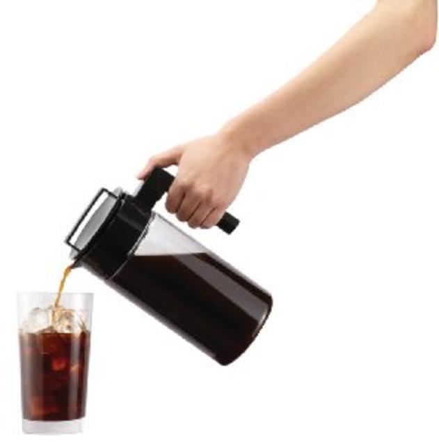 Takeya Cold Brew Iced Coffee Maker, 1-Quart, Black