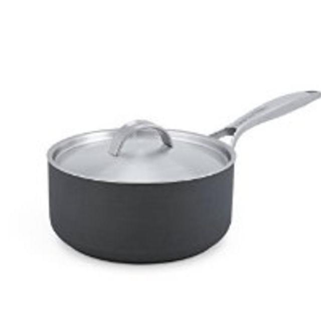 GreenPan Paris 3 Quart Hard Anodized Non-Stick Dishwasher Safe Ceramic Covered Sauce Pan