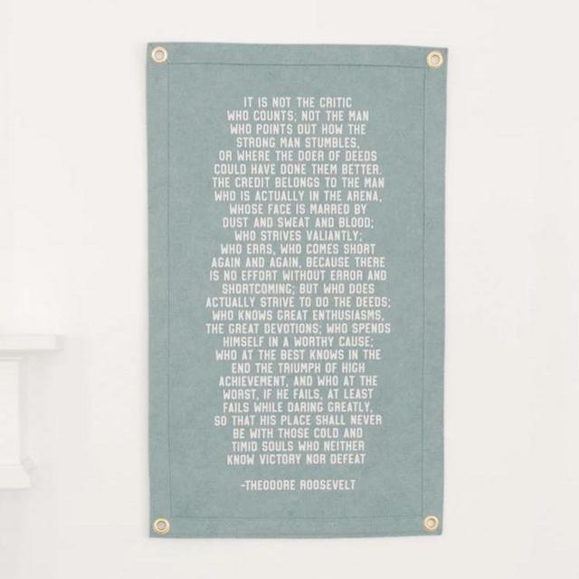 Man in the Arena wall art