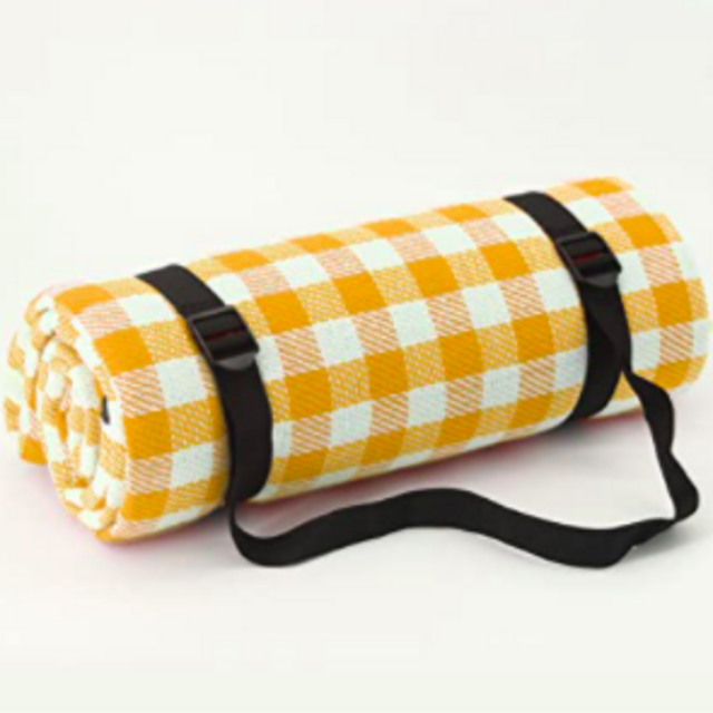 Fantasy Garden Picnic Blanket - YELLOW