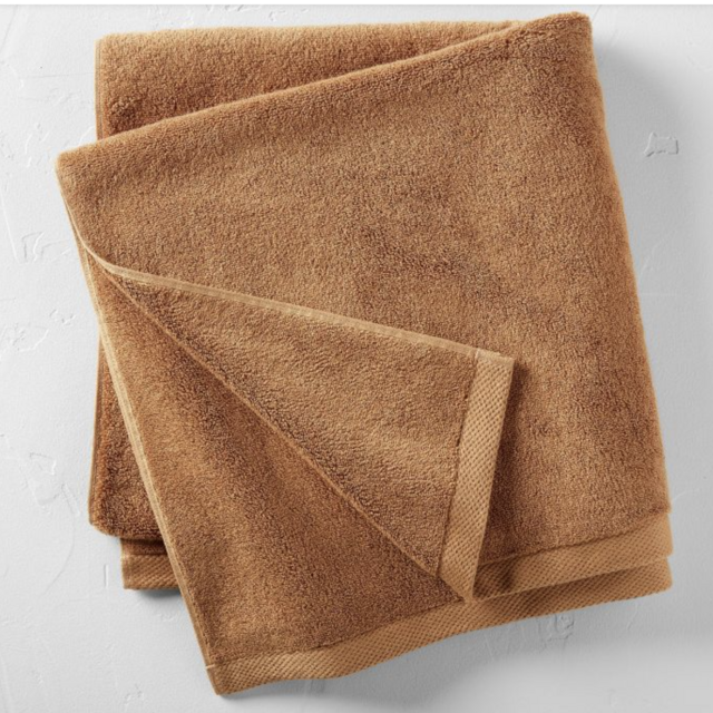 Organic Towel - Casaluna - Warm Brown Bath Sheet