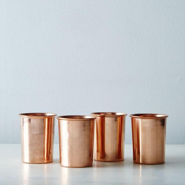 Copper Moscow Mule Mugs (Set of 4)