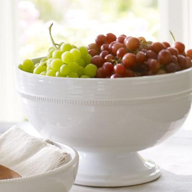 Gabriella Footed Bowl, White