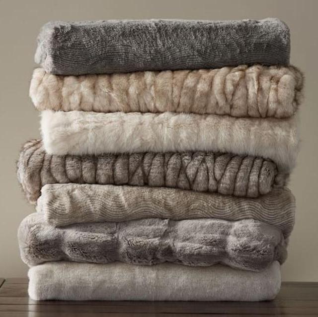 Faux Fur Throw