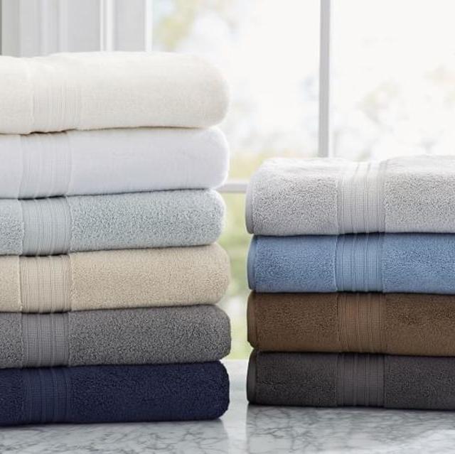 Hydrocotton Quick-Drying Bath Towels - Flagstone