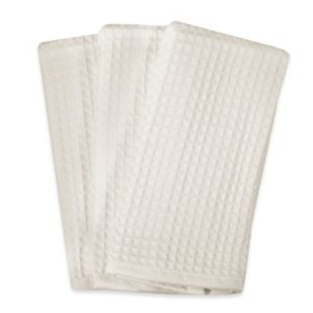 Real Simple® Microfiber Kitchen Towels in White (Set of 3)