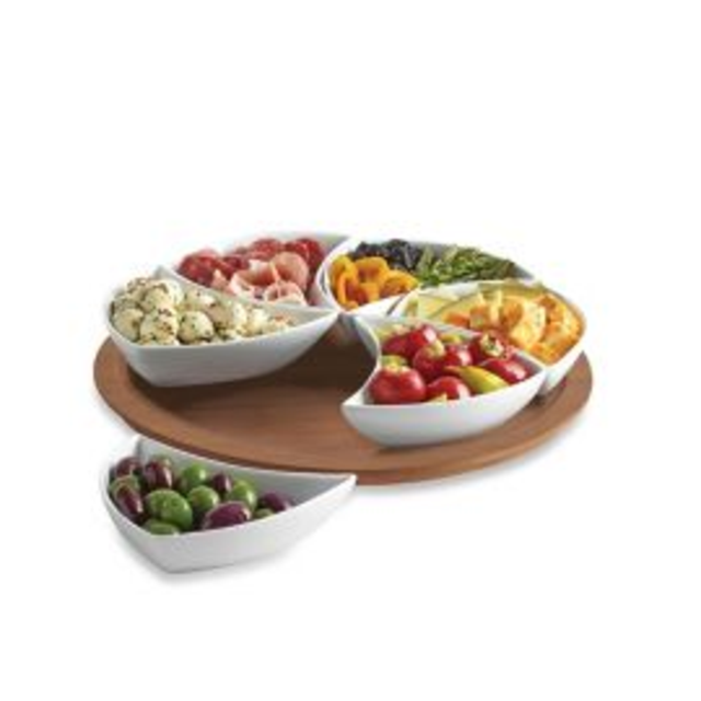 B. Smith® Lazy Susan Swirl Server