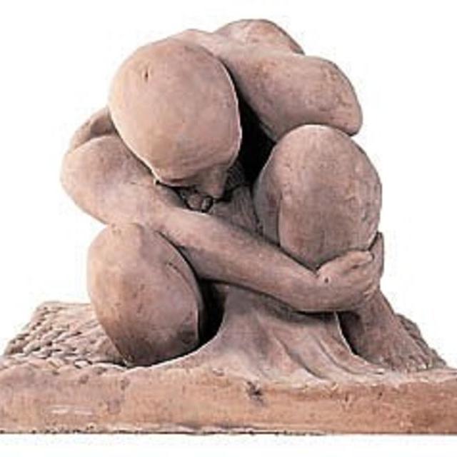 Frank Lloyd Wright Crouching Figure Boulder Sculpture