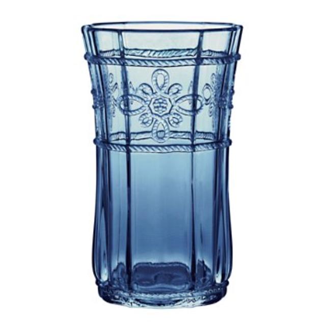 Juliska Colette Highball Glass--Blue
