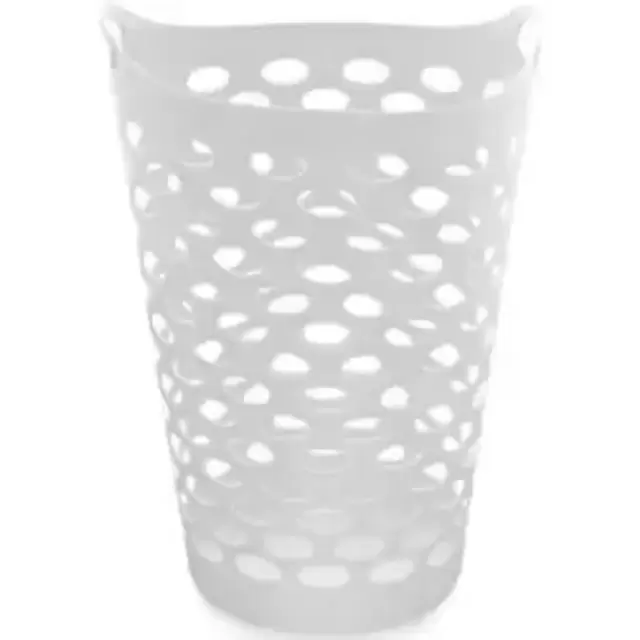 Starplast Tall Flex Laundry Basket in White