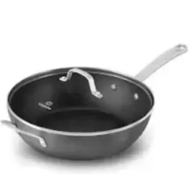 Calphalon® Classic™ Nonstick 12-Inch Covered Jumbo Fry Pan with Helper Handle