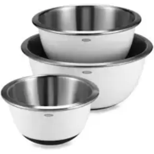 OXO Good Grips® 3-Piece Stainless Steel Mixing Bowl Set