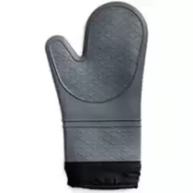 Silicone Quilted Oven Mitt in Grey