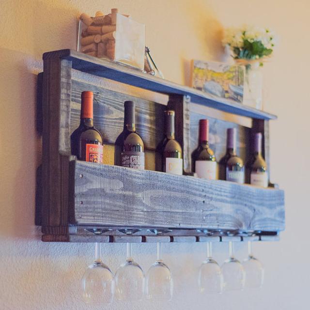 The Bodega - Rustic Wine Rack