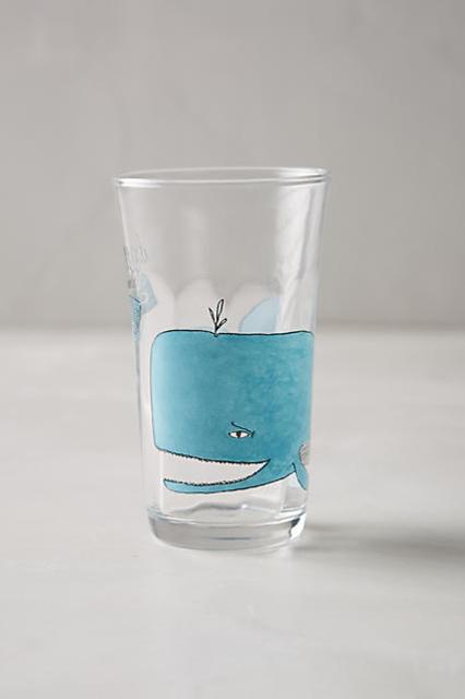 Menagerie Juice Glass:Whale