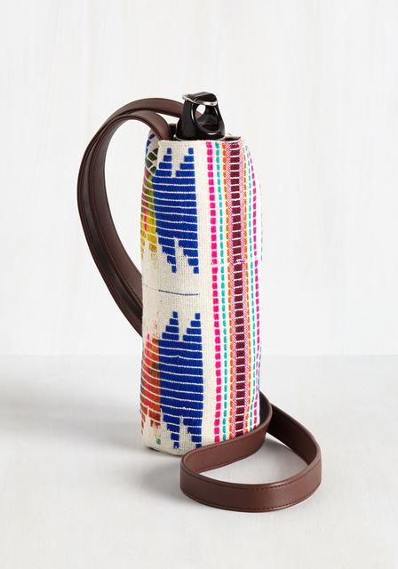 Made to Your Hiking Bottle Tote in Geometric