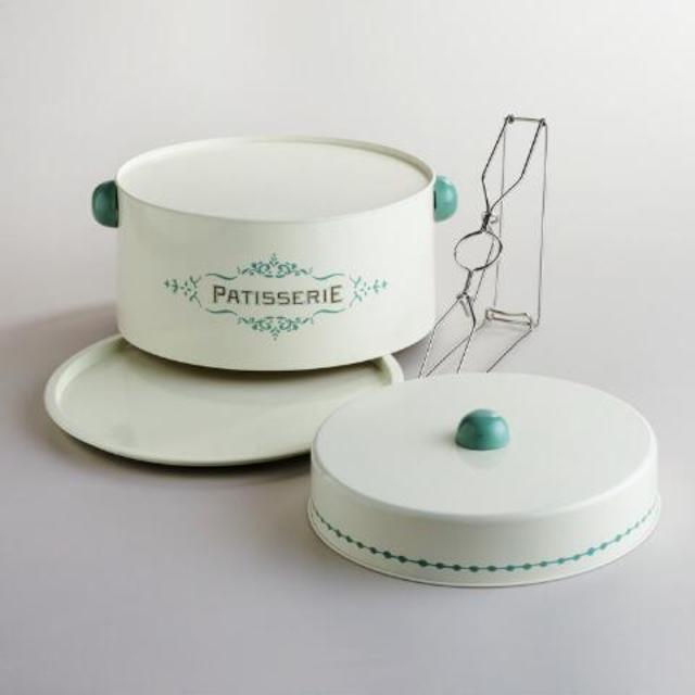 Cream Patisserie Cake Carrier