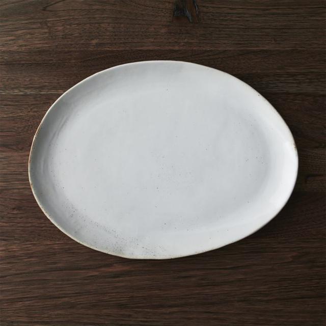 Welcome White Platter