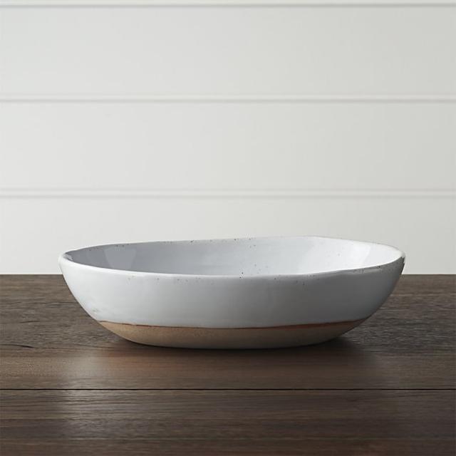 Welcome White Small Serving Bowl