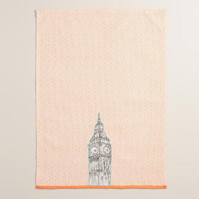 Embroidered Big Ben Kitchen Towel