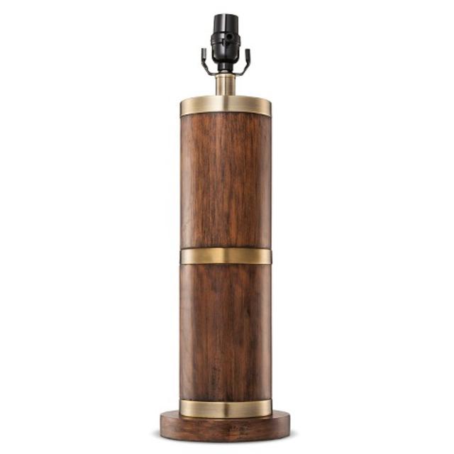 Franklin Lamp Base Large - Walnut/Aged Brass - Threshold™ product details page