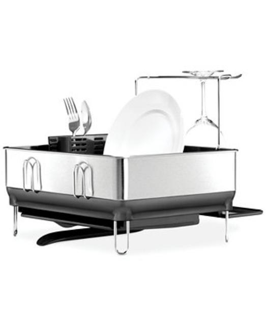 simplehuman Compact Steel Frame Dish Rack