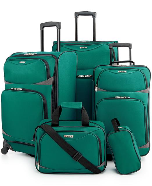 Tag Coronado II 5 Piece Spinner Luggage Set - Green