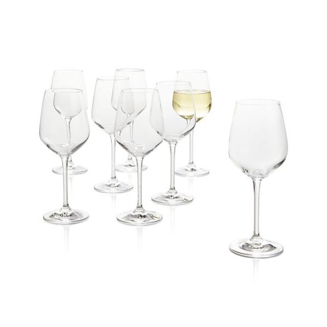 Set of 8 Nattie White Wine Glasses