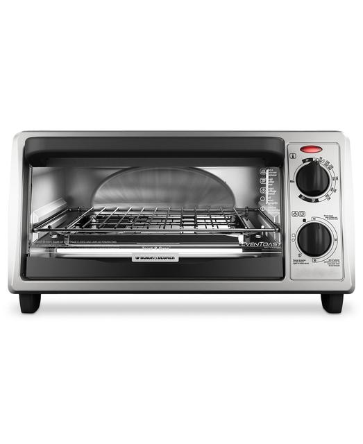 Black & Decker TO1322SBD Toaster Oven, 4-Slice EvenToast Technology