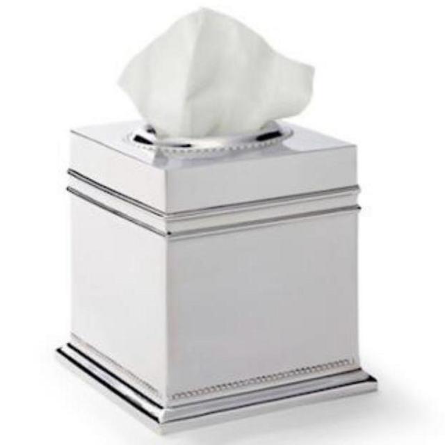 Personalized Chrome Maison Bath Tissue Cover