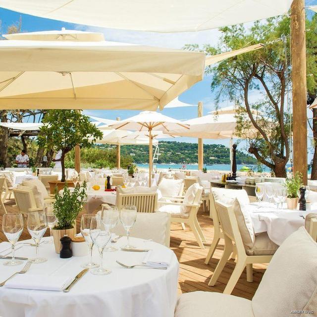 Honeymoon Lunch on the Beach in St. Tropez