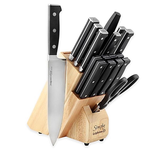 Simply Calphalon® 18-Piece Forged Cutlery Block Set
