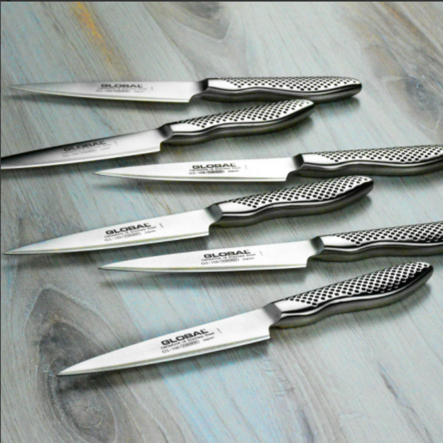 Global 6 Piece Steak Knife Set