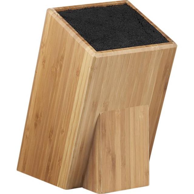 Universal Bamboo Knife Block