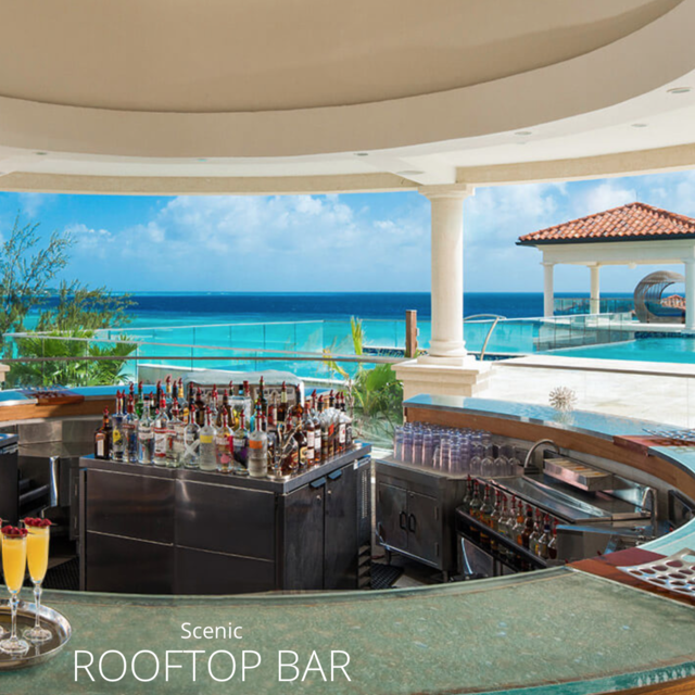 Snacks at the Scenic Rooftop Bar