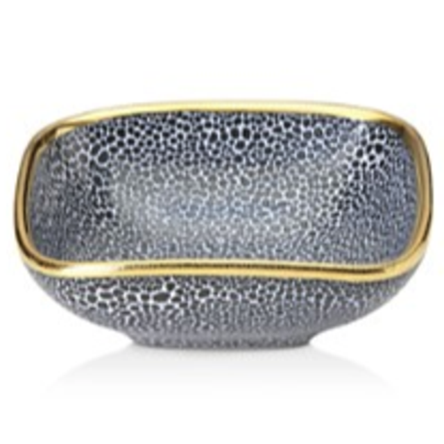 Michael Wainwright Panthera Blue and Gold Small Bowl