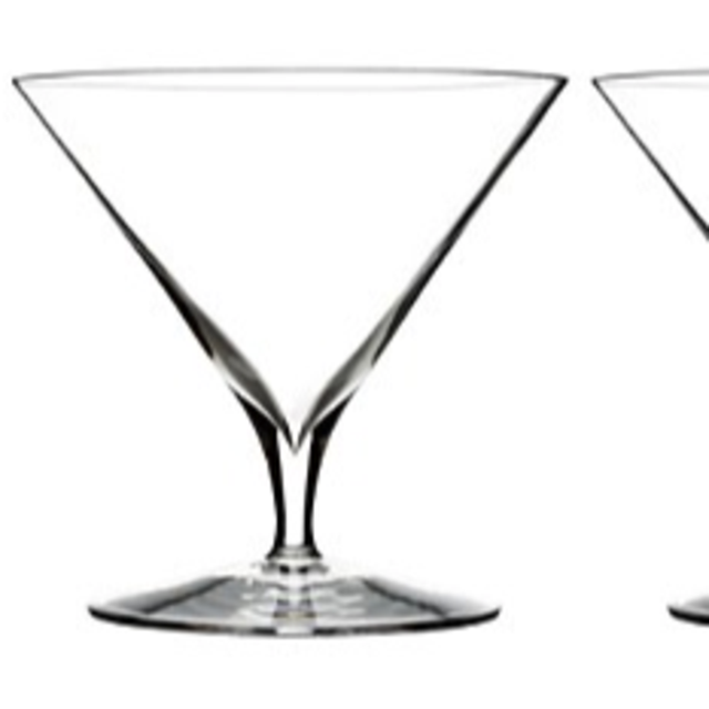 Waterford Elegance Martini Glass, Pair
