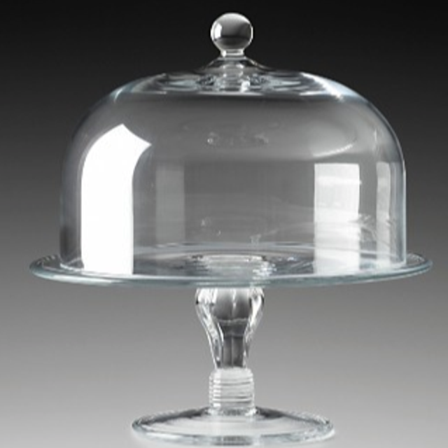 William Yeoward CrystalCountry Cake Dome, 11"