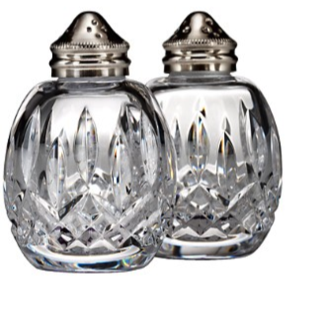 WaterfordLismore Anniversary Salt & Pepper Shakers
