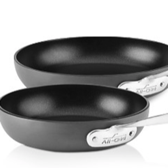 All-Clad Hard Anodized Nonstick 8" and 10" Fry Pan Set