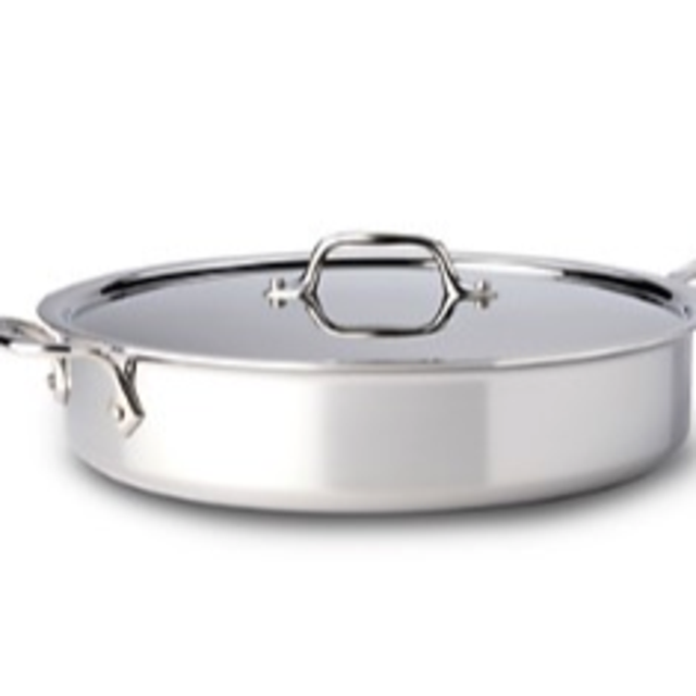 All-CladStainless Steel 5-Quart Sauté Pan with Lid