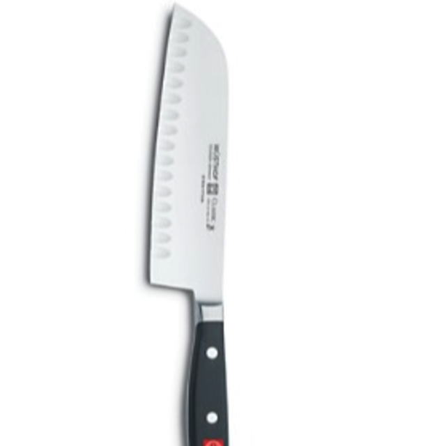 Wusthof Classic 7" Santoku Hollow Edge Knife