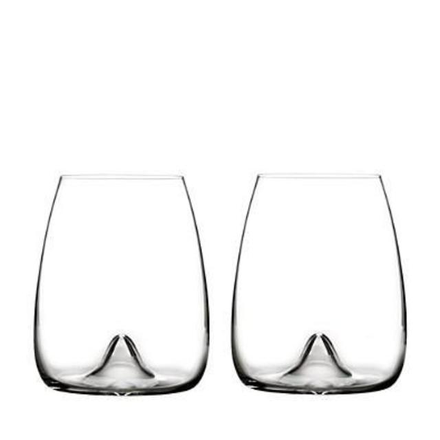 Waterford Elegance Stemless Wine Glass, Pair