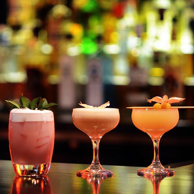 Honeymoon: one round of craft cocktails at a local bar