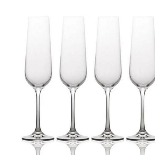 Mikasa Gianna 4-pc. Ombre Smoke Flute Glass Set