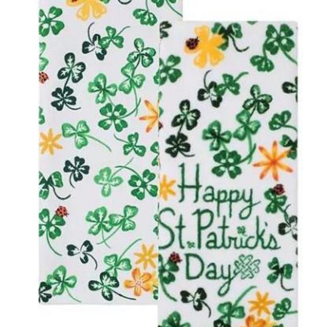 Celebrate Together™ St. Patrick's Day Happy St. Pat's Day Kitchen Towel 2-pk.